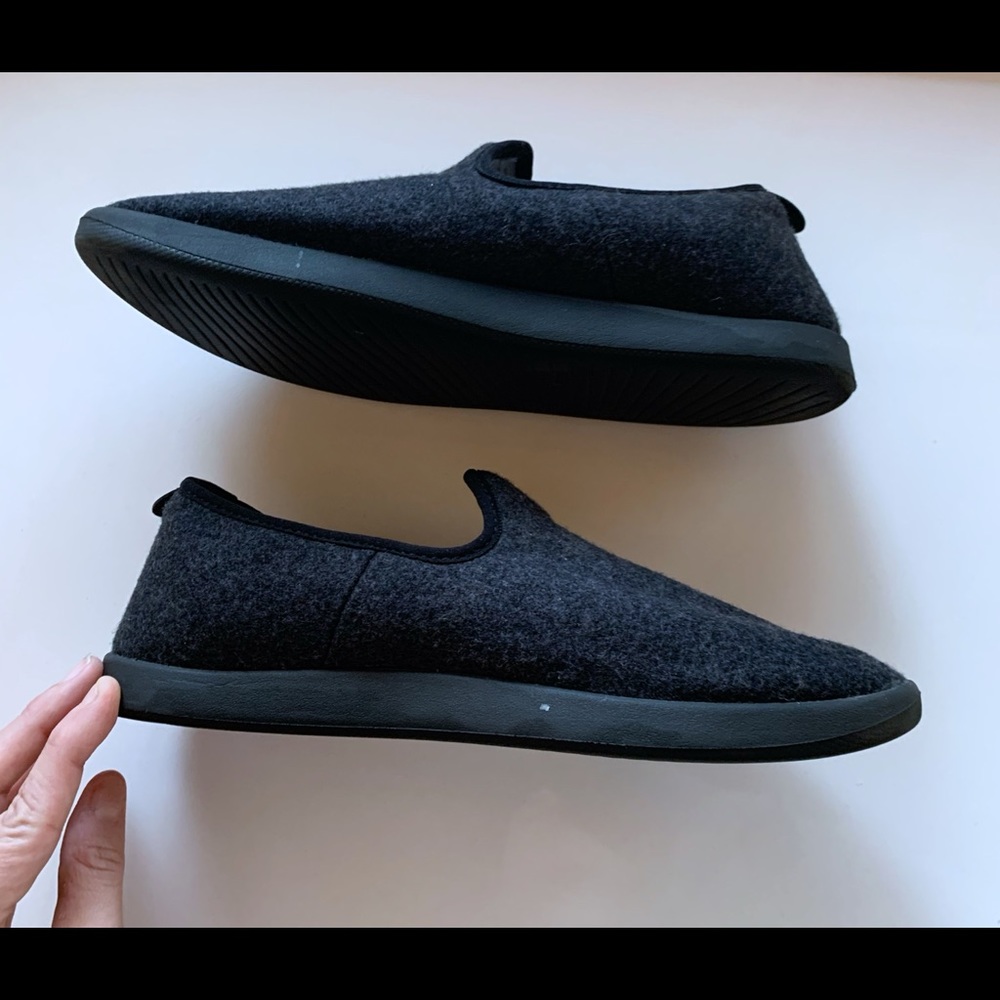 AllBirds wool loungers - size 9, charcoal.